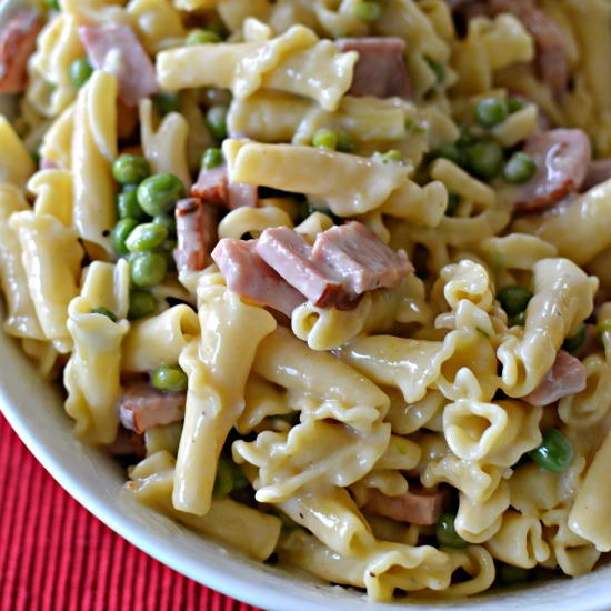 Ham And Pea Campanelle Pasta Ham And Pea Campanelle Pasta
