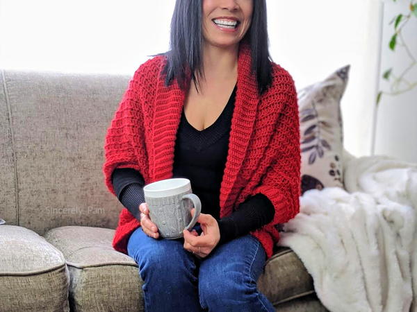 Ragged Falls Cocoon Shrug - Ladies Sizes Ragged Falls Cocoon Shrug - Ladies Sizes