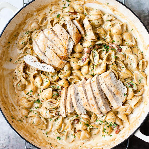 Creamy Chicken And Bacon Pasta Creamy Chicken And Bacon Pasta