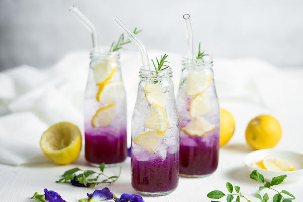 Butterfly Pea Tea Lemonade Butterfly Pea Tea Lemonade