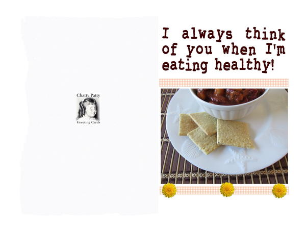 Free Printable Almond Flour Cracker Recipe Greeting Card Free Printable Almond Flour Cracker Recipe Greeting Card