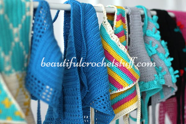 Crochet Colorful Bikini Pattern Crochet Colorful Bikini Pattern