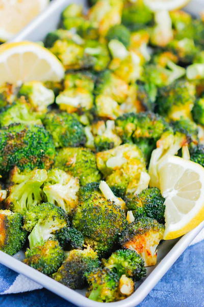 Roasted Garlic Lemon Broccoli