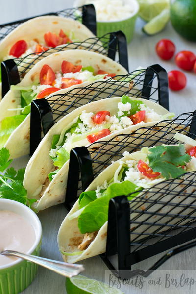 Grilled Fish Tacos With Baja Sauce