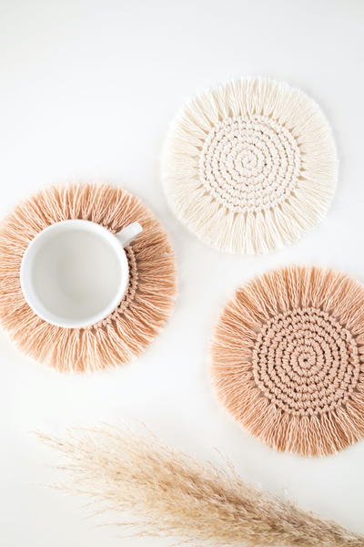 Easy Boho Summer Coasters Easy Boho Summer Coasters
