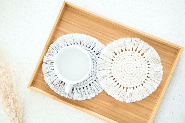 Easy Summer Boho Coasters With Fringe Easy Summer Boho Coasters With Fringe!