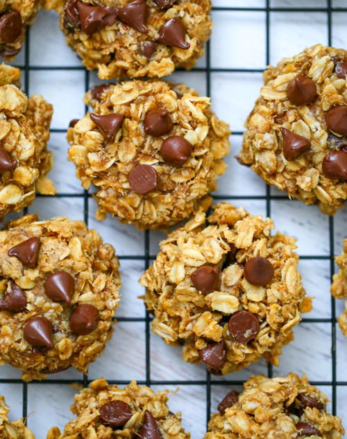 Flourless Peanut Butter Banana Oat Chocolate Chip Cookies 5 Ingredients Flourless Peanut Butter Banana Oat Chocolate Chip Cookies – 5 Ingredients