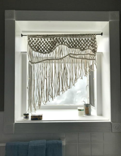 Macrame Curtain Macrame Curtain