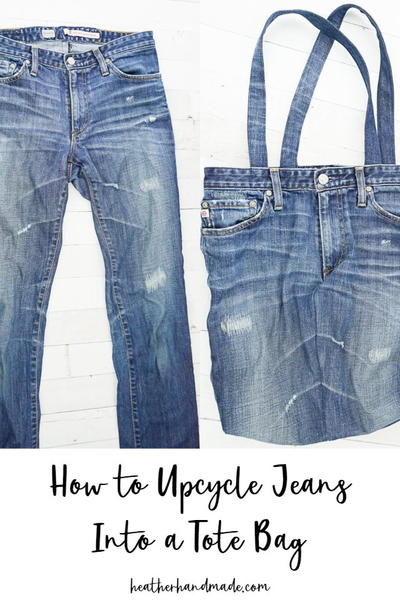 How To Upcycle Jeans Into A Tote Bag How To Upcycle Jeans Into A Tote Bag