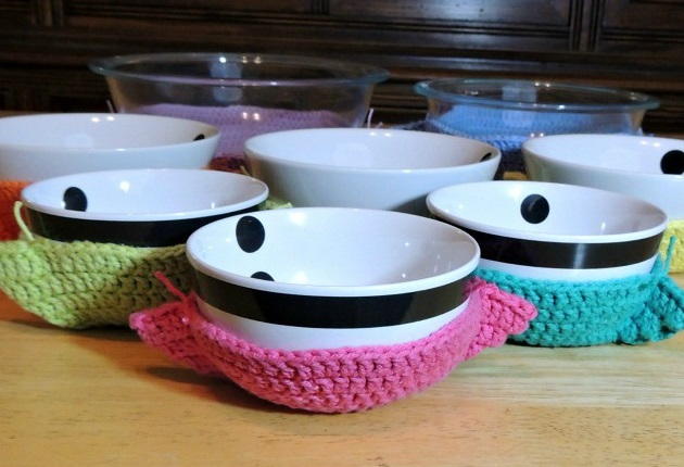 One Hour Crochet Bowl Cozy One Hour Crochet Bowl Cozy