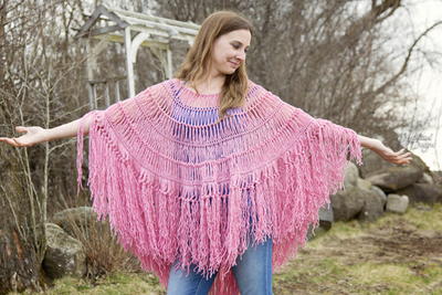 Hairpin Lace Poncho