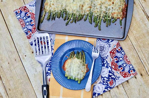 Garlic Parmesan Asparagus Sheet Pan Recipe Garlic Parmesan Asparagus Sheet Pan Recipe