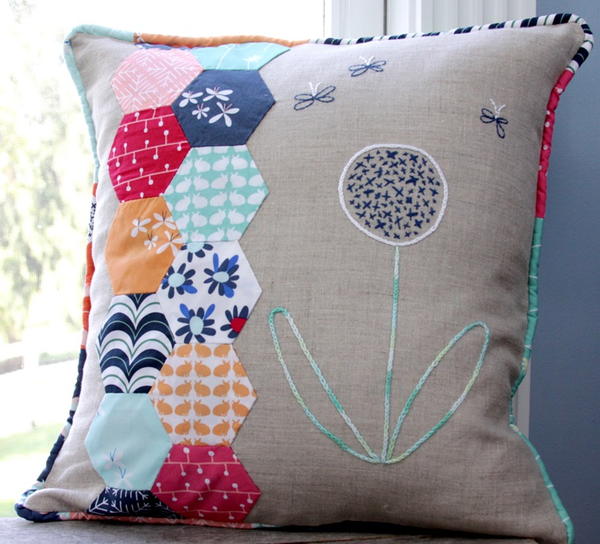 Hexagon Fat Quarter DIY Pillow Hexagon Fat Quarter DIY Pillow