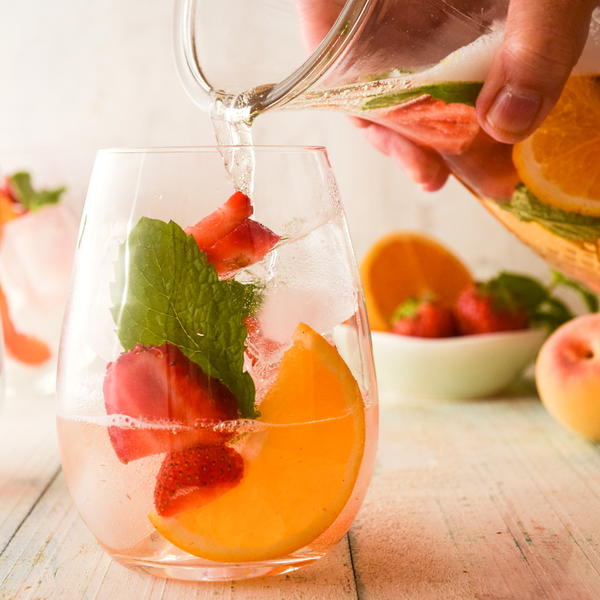 Spring White Wine Sangria Spring White Wine Sangria
