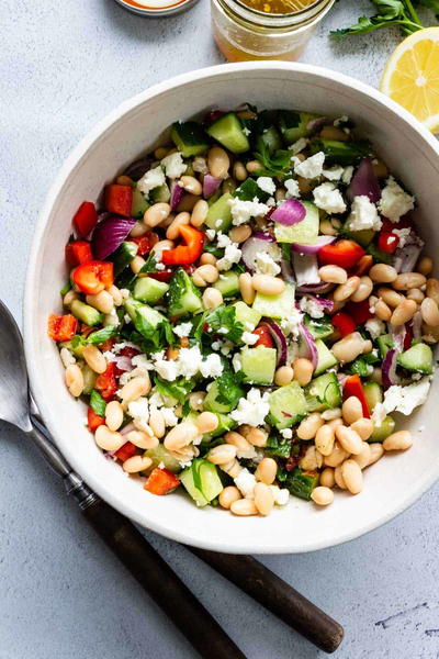 Mediterranean Bean Salad Mediterranean Bean Salad