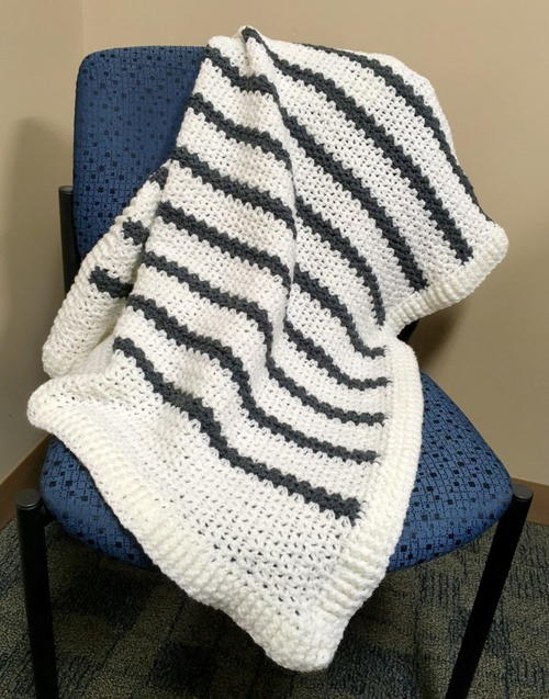 Snowy Field Crochet Blanket Snowy Field Crochet Blanket