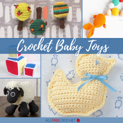 18 Crochet Baby Toys Free Patterns