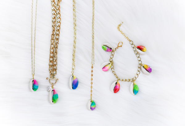 Tie Dye Shell Jewelry Tie Dye Shell Jewelry
