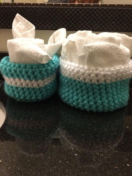 Seaside Reflections Chunky Crochet Baskets Seaside Reflections Chunky Crochet Baskets