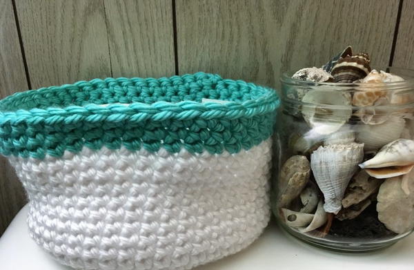 Seaside Reflections Chunky Crochet Baskets Seaside Reflections Chunky Crochet Baskets