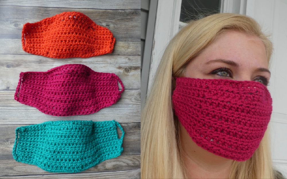 Download Easy Crochet Face Mask Pattern Allfreecrochet Com Yellowimages Mockups