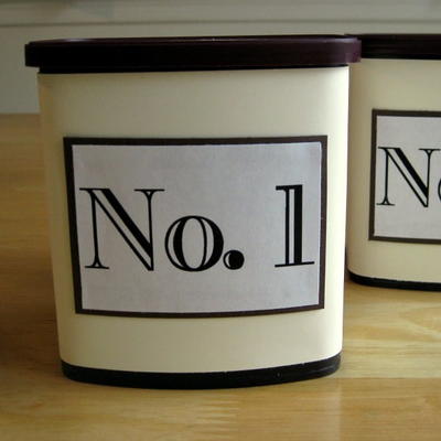 Repurposed Cocoa Cans