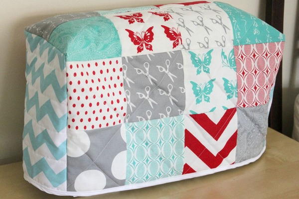 Quilt Squares Sewing Machine Cover Quilt Squares Sewing Machine Cover