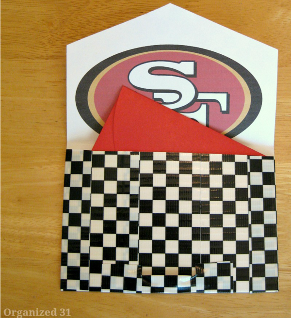 Diy Football Fan Gift Envelope Diy Football Fan Gift Envelope