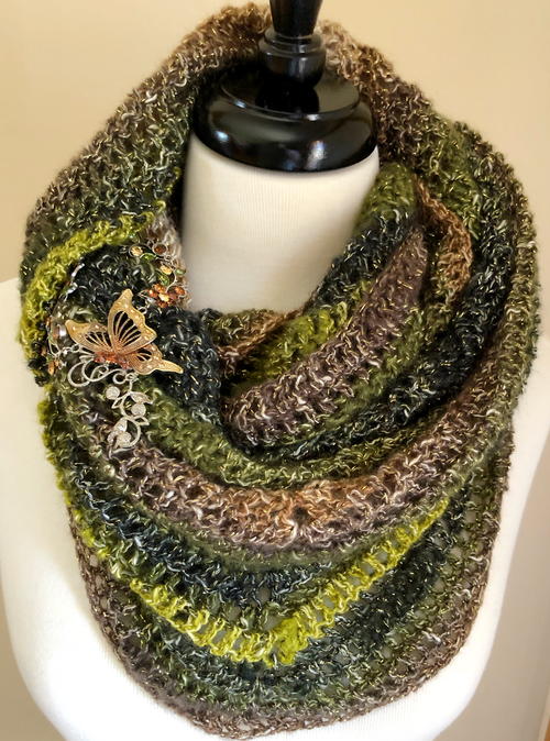 Woodland Faeries Triangle Shawl Woodland Faeries Triangle Shawl