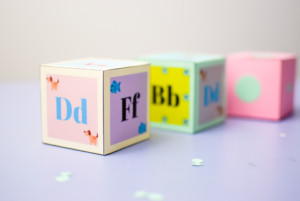 Paper Alphabet Box Paper Alphabet Box