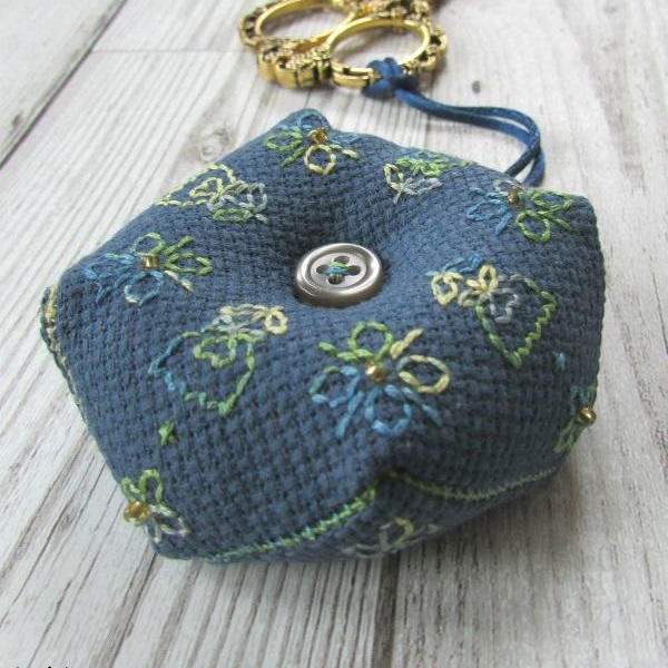 Blue Mini Biscornu Blue Mini Biscornu