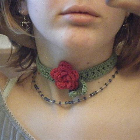 Red Rose Choker Red Rose Choker