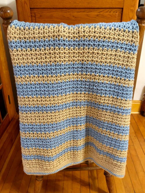 Crochet Rustic Country Blanket Crochet Rustic Country Blanket