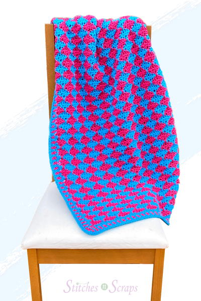 Electric Bubblegum Baby Blanket Electric Bubblegum Baby Blanket