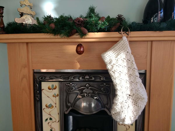 Shell Stitch Giant Christmas Stocking Shell Stitch Giant Christmas Stocking