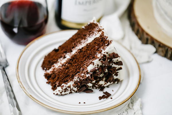 Decadent Red Wine Chocolate Cake Decadent Red Wine Chocolate Cake
