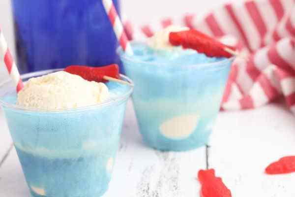 Ocean Water Ice Cream Float Recipe Ocean Water Ice Cream Float Recipe