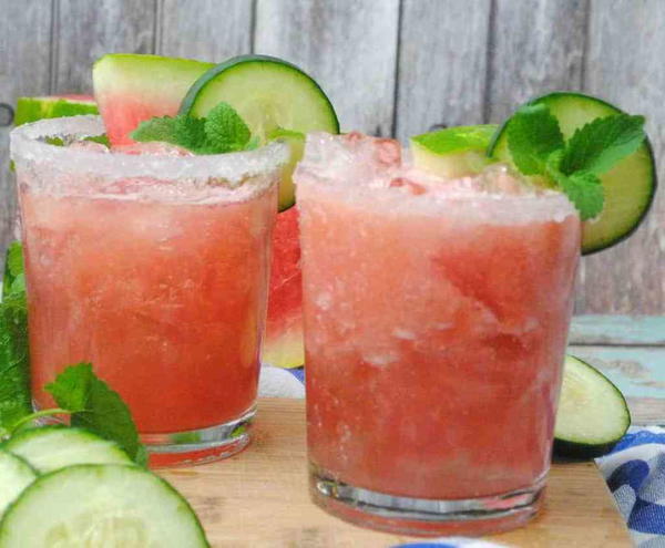 Watermelon Cucumber Cooler Watermelon Cucumber Cooler