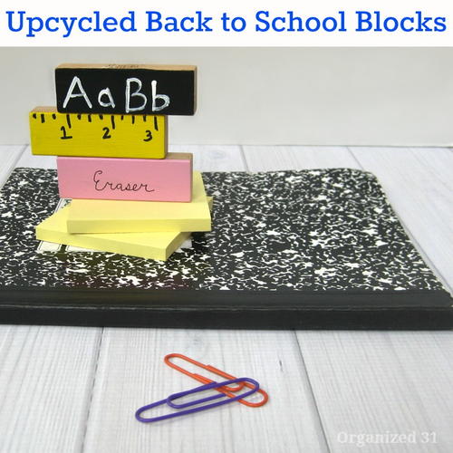 Back-to-school Theme Upcycled Craft Back-to-school Theme Upcycled Craft