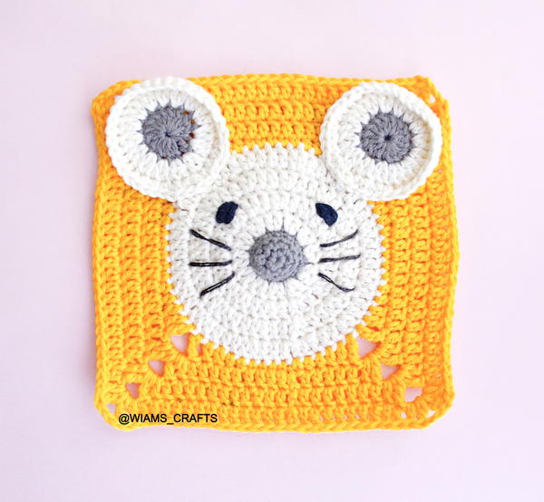 Mouse Granny Square Mouse Granny Square
