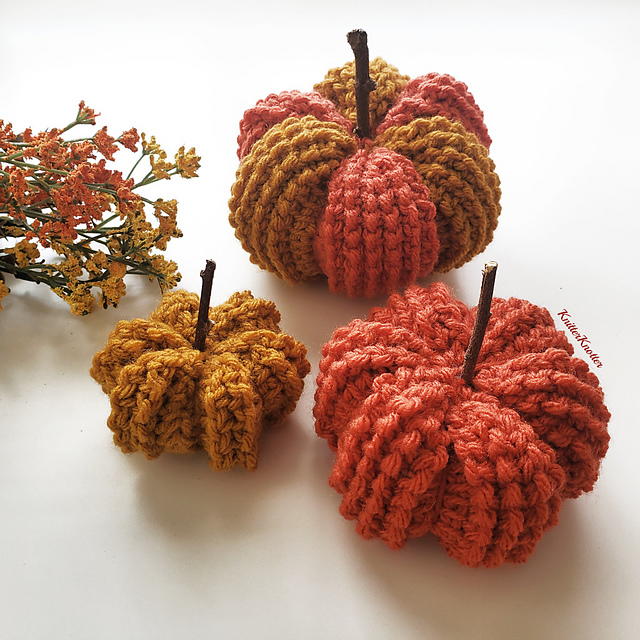 Tunisian Fall Pumpkins Tunisian Fall Pumpkins