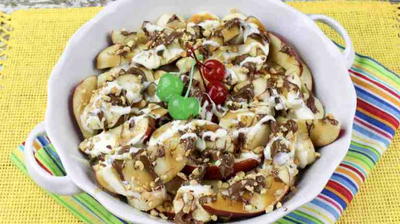 Banana Apple Nachos
