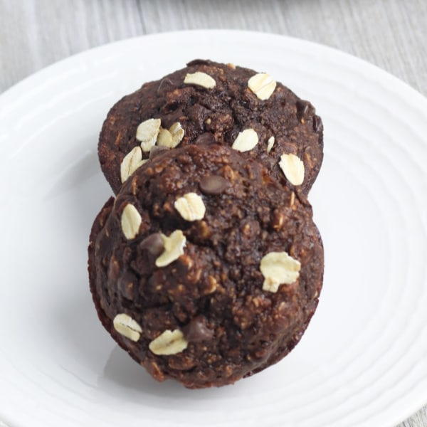 Chocolate Banana Oat Chocolate Chip Muffins Chocolate Banana Oat Chocolate Chip Muffins