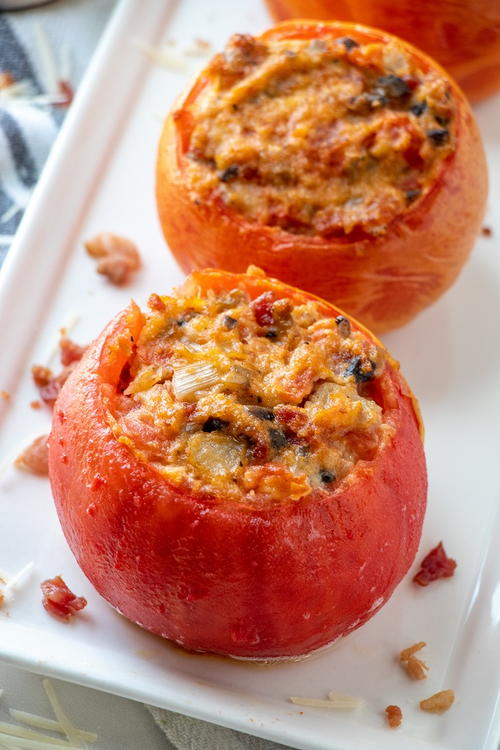 Stuffed Smoked Tomatoes Stuffed Smoked Tomatoes