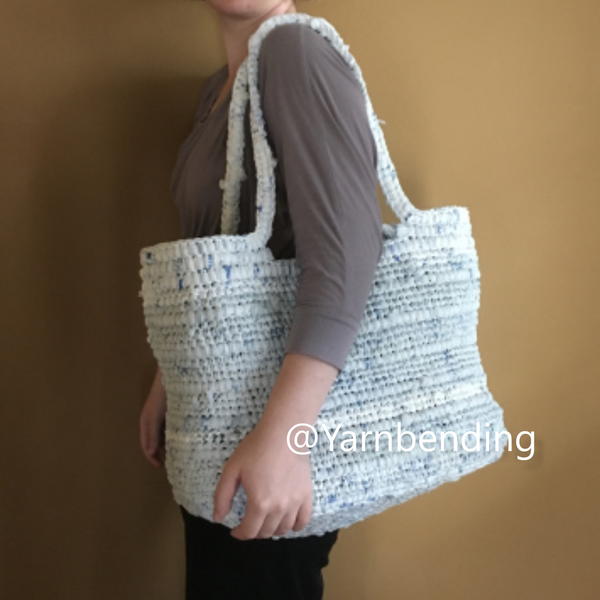 Large Durable Plarn Tote Large Durable Plarn Tote