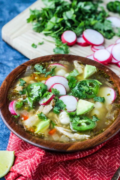 Chicken Pozole Verde Chicken Pozole Verde