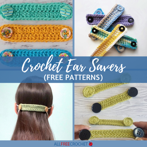5 Crochet Ear Saver Patterns 5 Crochet Ear Saver Patterns