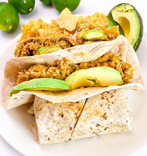Quick Meaty Healthy Vegan Burritos Quick Meaty & Healthy Vegan Burritos