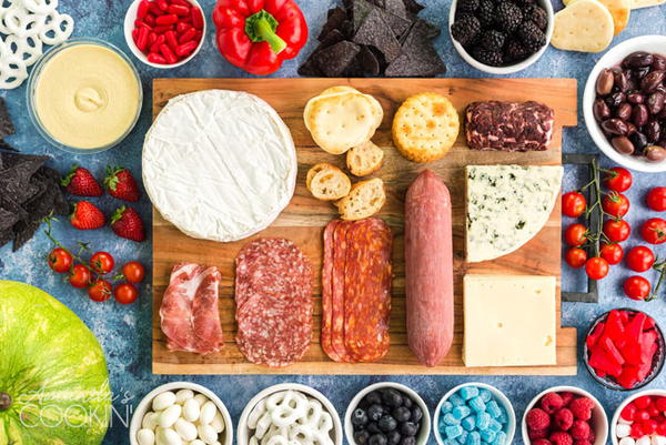 Patriotic Charcuterie Board Patriotic Charcuterie Board