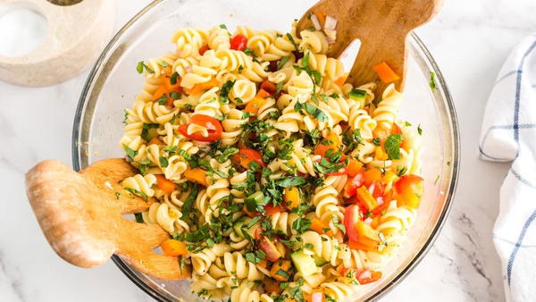 Rainbow Summer Pasta Salad Rainbow Summer Pasta Salad
